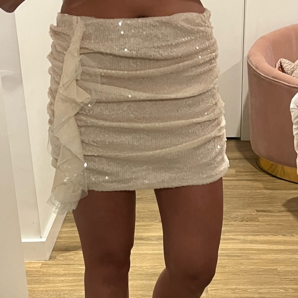 NWT Free People Sequin Skirt